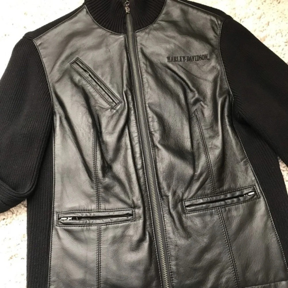 Harley Davidson Leather Jacket Black - Picture 5 of 8